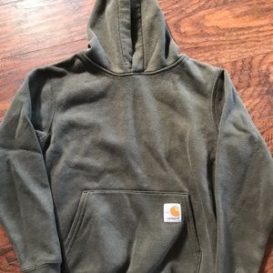 Carharrt green hoodie size 6/7